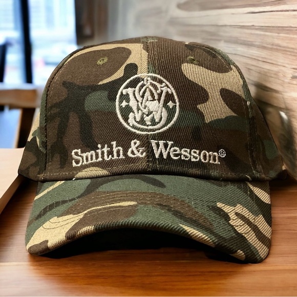 “Smith & Wesson” Logo Embroidered Adjustable Unisex Camouflage Hat! - Picture 6 of 9